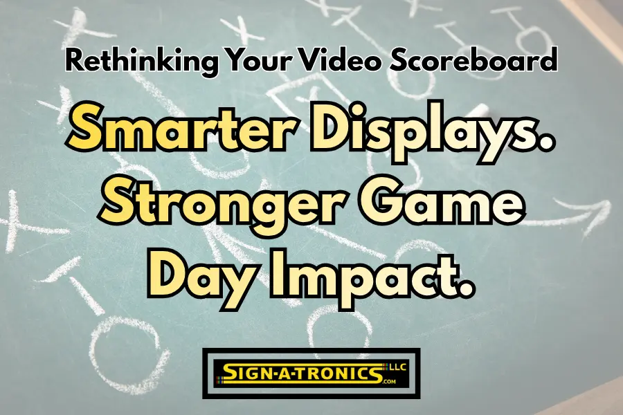 Digital Scoreboards Playbook - Signatronics Digital scoreboards