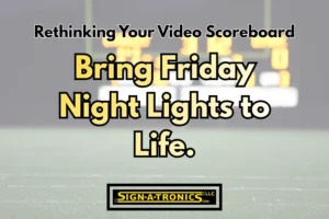 Football scoreboard - Signatronics Football scoreboard